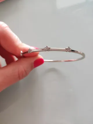 Pulsera Tous oro blanco y diamantes