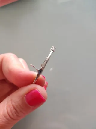 Pulsera Tous oro blanco y diamantes