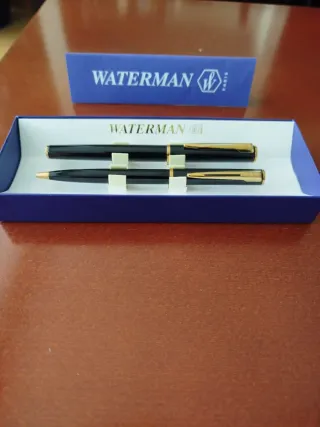Pluma y bolígrafo de Waterma
