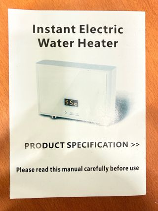 Calentador Agua Eléctrico 3000W