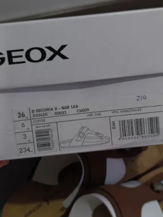 Sandalias Geox Mujer T. 36 Nuevas