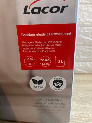 Licuadora Profesional Lacor Negra