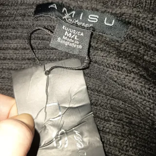 Bolero AMISU Lana Talla M/L Negro