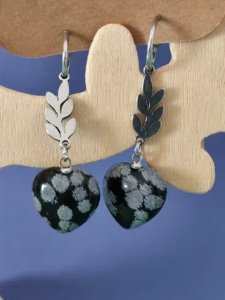 Lote pendientes piedras semipreciosas