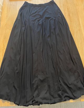Falda ensayo flamenco negra