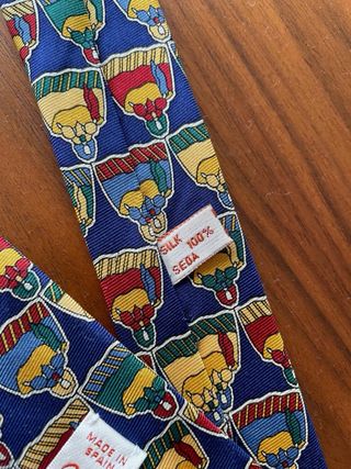 Corbata Loewe Serie Pintores Azul