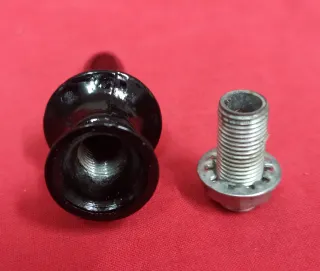 LOTE 2 TERMINALES ALUMINIO LAMPARA.