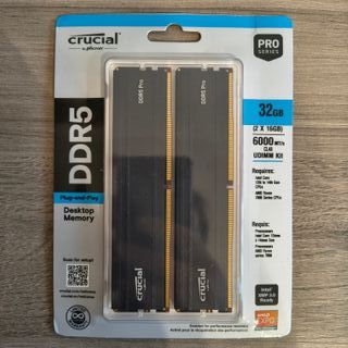 Crucial Pro RAM DDR5 32GB Kit (2x16GB) 6000MHz NEW