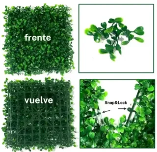 10 Paneles Plantas Artificiales Decoración