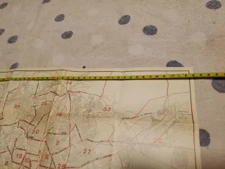 Plano de Madrid Distritos Municipales y postales