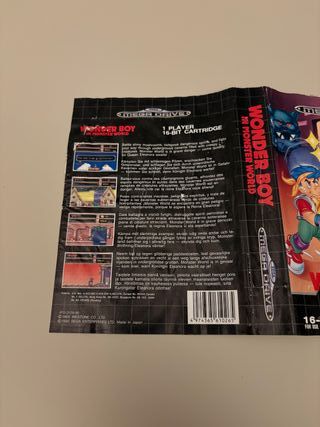 wonder boy in monster world sega mega drive eur