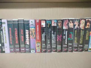 Lote de 33 Cintas VHS X