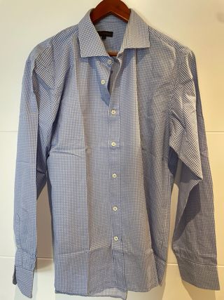 camisa de manga larga de caballero