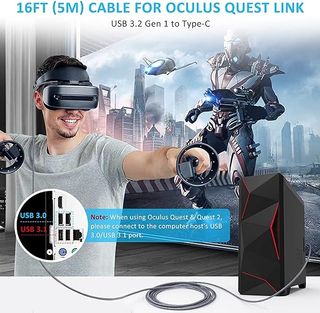 Cable Oculus Quest 2 Link 5m USB 3.2