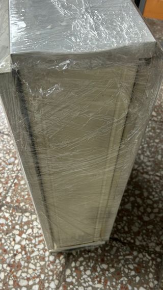 Mesa plegable auxiliar color blanco madera