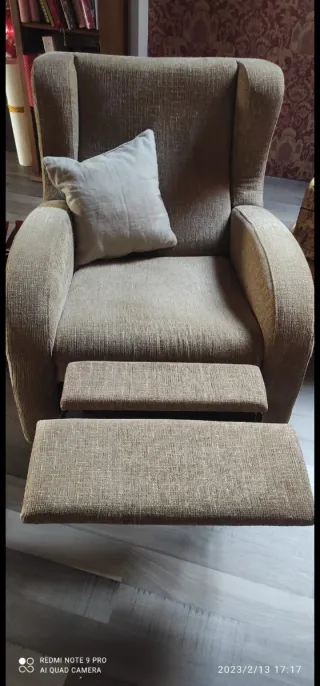 Sillón Reclinable Beige