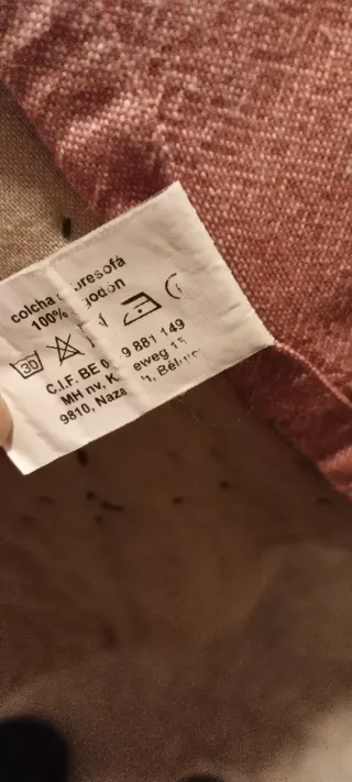 Colcha cubresofa 100x100 Algodón