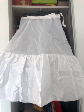 Cancán de niña blanco