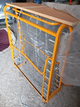 Somier Plegable Metálico y Madera