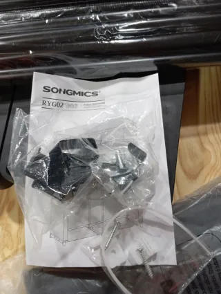 Armario ropero SONGMICS azul/gris