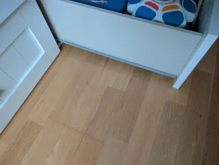 Cama nido blanca con cajones