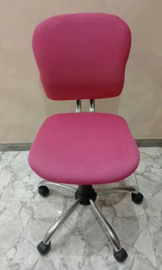 Silla de escritorio rosa