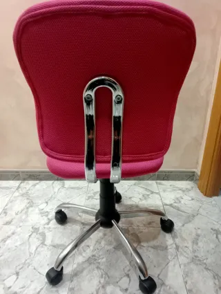 Silla de escritorio rosa