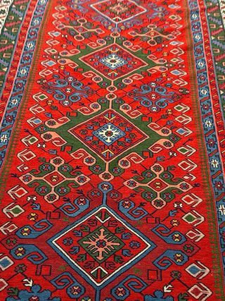 Tappeto Kazak fatto a mano in lana