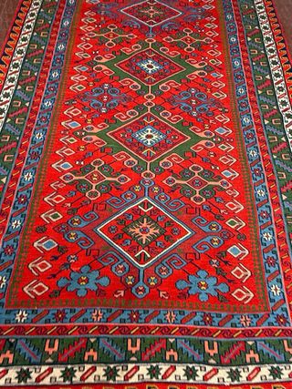 Tappeto Kazak fatto a mano in lana