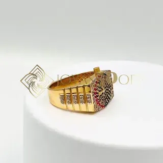 SELLO CUADRADO RELOJ. Oro 18k.