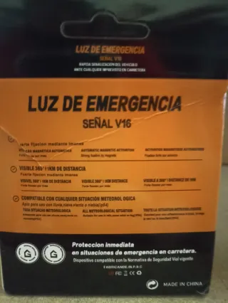 Luz de emergencia V16