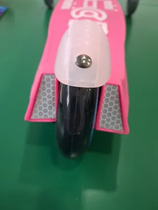 Patinete Micro Mini Deluxe LED Rosa