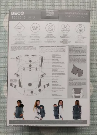 Mochila de porteo Beco toddler (+18 meses, 9-27kg)