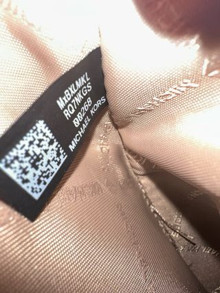 Bolso Michael Kors blanco y marrón