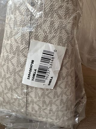 Bolso Michael Kors blanco y marrón