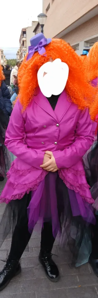 Disfraz del sombrero loco de alicia en el país de