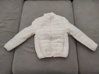 Chaqueta anorak crema t.XXS sin capucha SIN MARCA