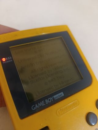 Nintendo Game Boy Pocket Amarilla