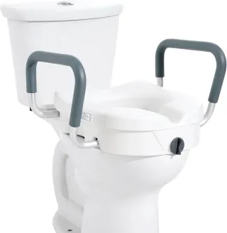 Asiento Elevador para Inodoro con Reposabrazos