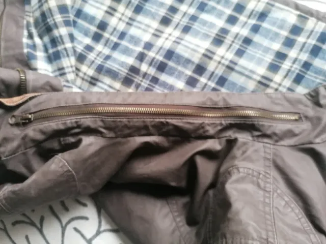 Abrigo Zara tipo Barbour