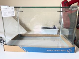 Acuario de cristal 350x200x220mm