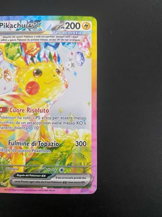 Pikachu EX SSP 238/191 Teracristal ITA