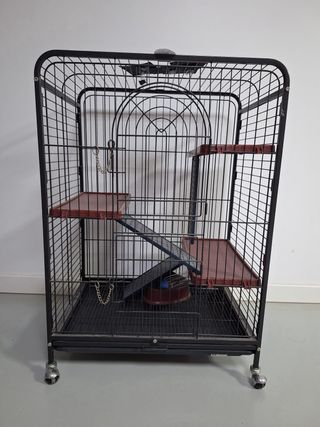 Jaula para hurones con accesorios