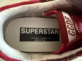 Golden Goose Edición Limitada Glitter granate