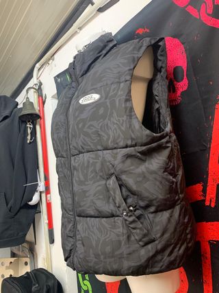 Gilet imbottito fantasia