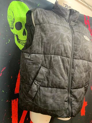 Gilet imbottito fantasia