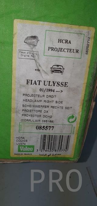 faro fiat ulysse derecho valeo