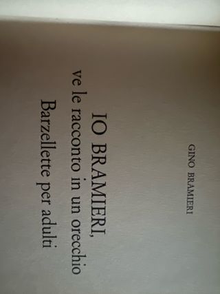 Io bramieri ve le raconto in un orecchio