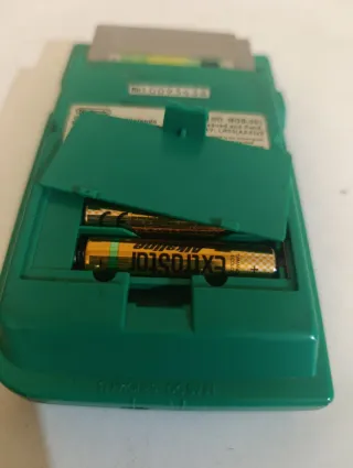 Nintendo gameboy pocket en color verde.