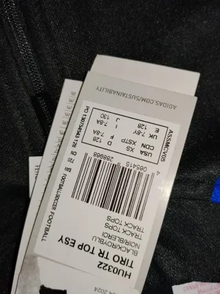 Sudadera Adidas Negra y Azul